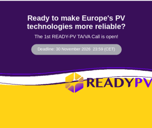 Ready-PV Launches Its First Call for Transnational and Virtual Access (TA/VA) to Advanced PV Research Infrastructure